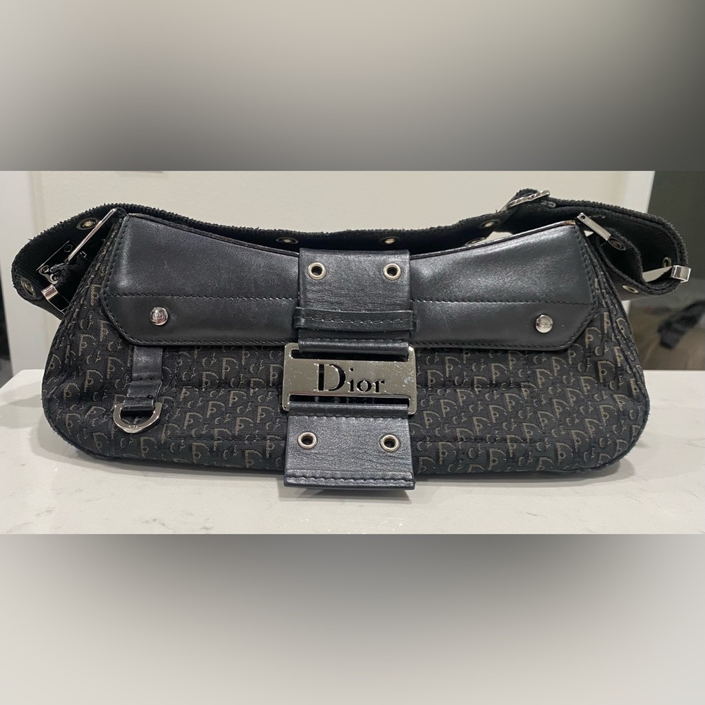 Christian Dior Black Diorissimo Street Chic Monog… - image 1